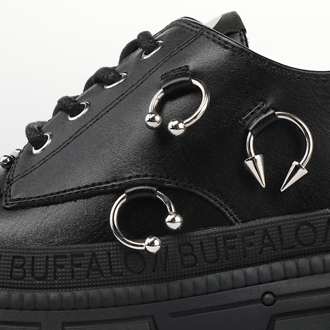 Buffalo Gospher Lace Up Punk BS noir 93562 3