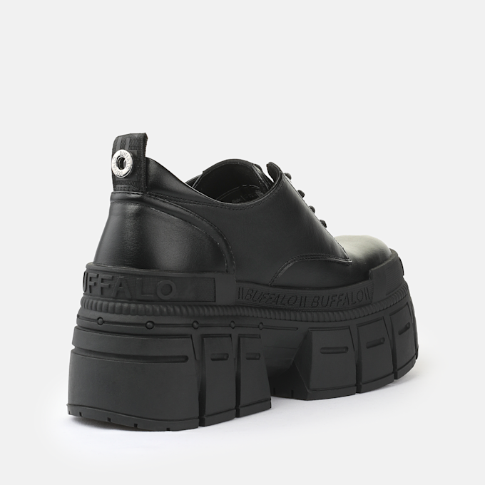 Buffalo Gospher Lace Up Punk BS Schwarz 93562 4
