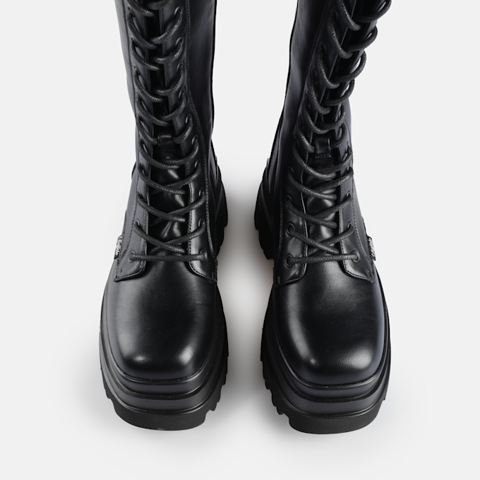 Buffalo Jupiter Lace Up HI nero 92499 2