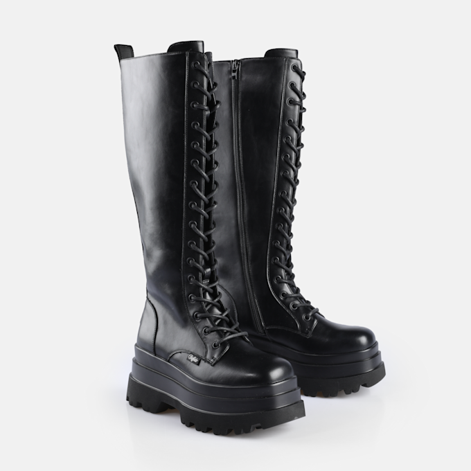 Buffalo Jupiter Lace Up HI schwarz 92499 3
