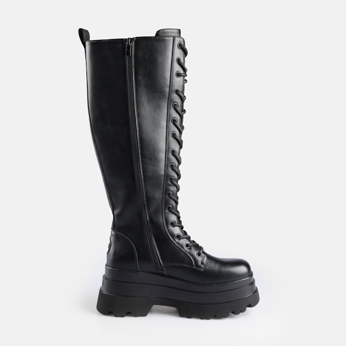 Buffalo Jupiter Lace Up HI nero 92499 4