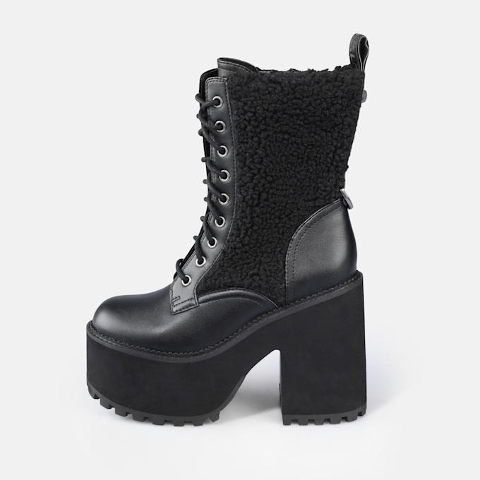 Buffalo Killah Lace Up HI Warm noir 92503 1