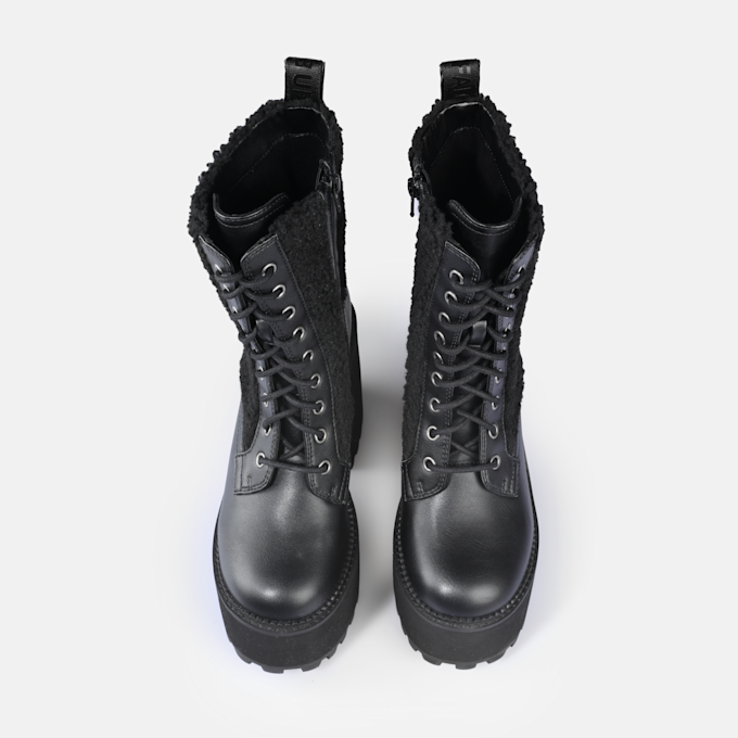 Buffalo Killah Lace Up HI Warm negro 92503 2