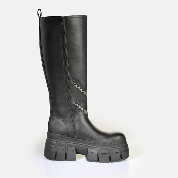 Buffalo Gospher Boot HI Zip nero 92506 4