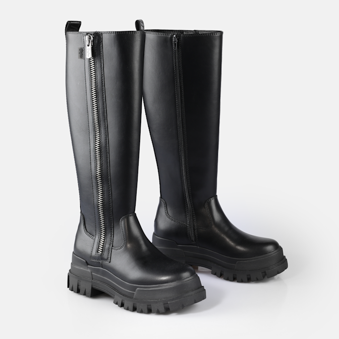Buffalo Aspha Boot HI Zip schwarz 92514 3