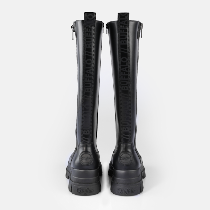Buffalo Aspha Boot HI Zip schwarz 92514 5