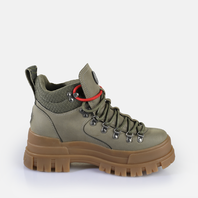 Buffalo Aspha Lace Up Hike green 92512 4