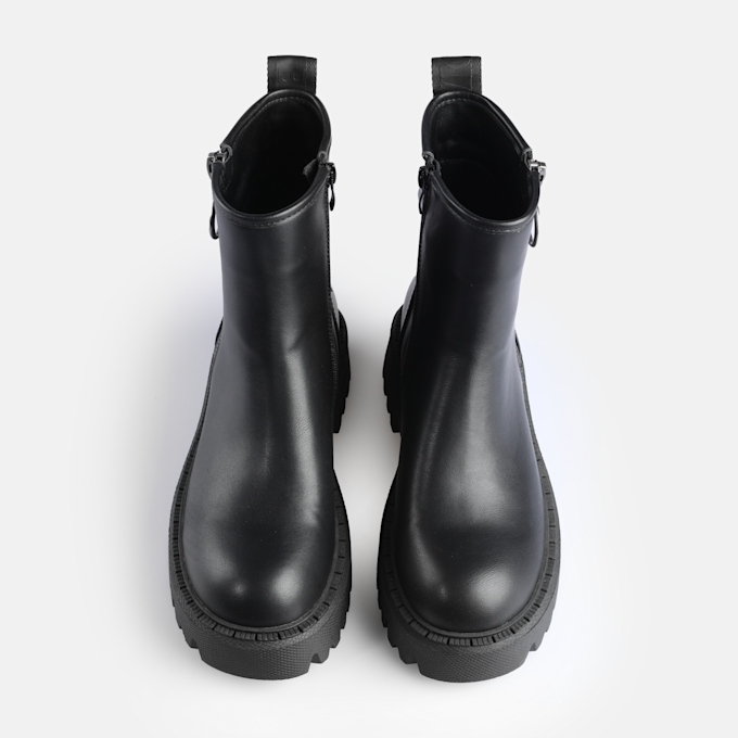 Buffalo Zane Bootie Zip negro 93016 2