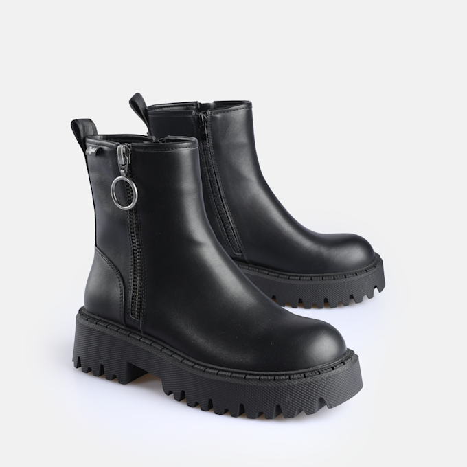 Buffalo Zane Bootie Zip nero 93016 3
