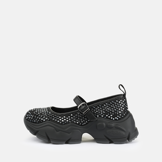 Buffalo Binary Ballerina Glam noir 97211 1