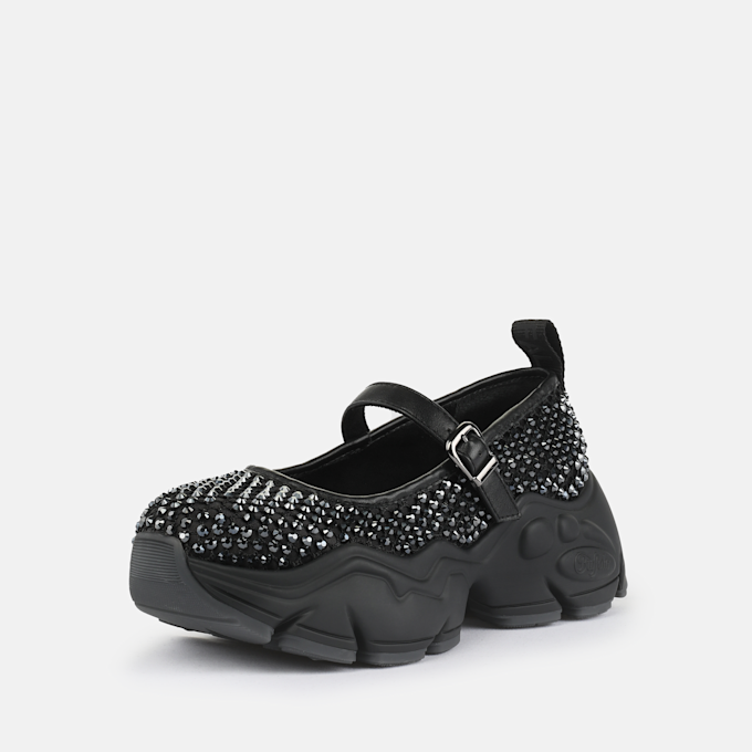Buffalo Binary Ballerina Glam schwarz 97211 2