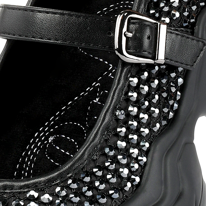 Buffalo Binary Ballerina Glam nero 97211 4