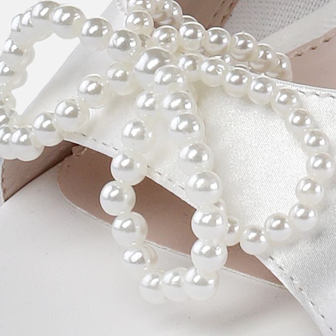 Buffalo Ashley Bow Pearl blanc 97349 5