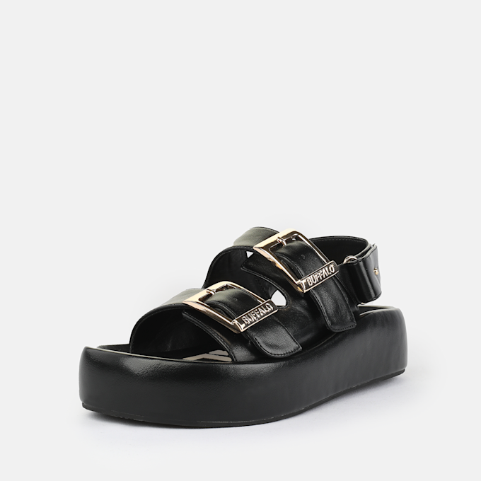 Buffalo Evelyn Sandal noir 97367 2