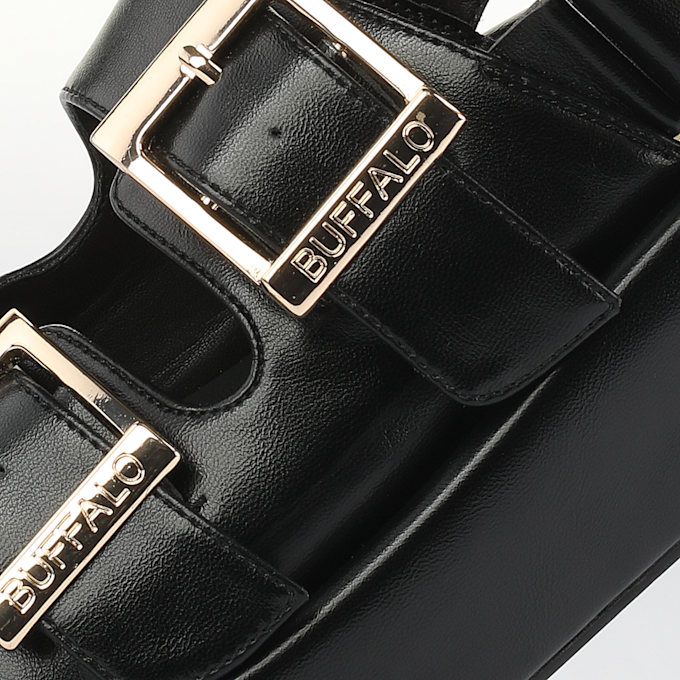 Buffalo Evelyn Sandal noir 97367 4