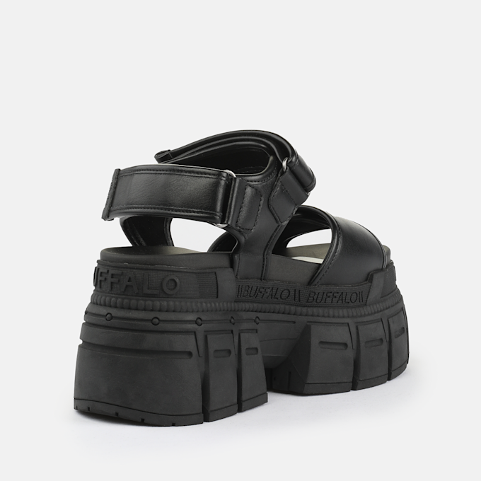 Buffalo Gospher Sandal VELC schwarz 97272 3