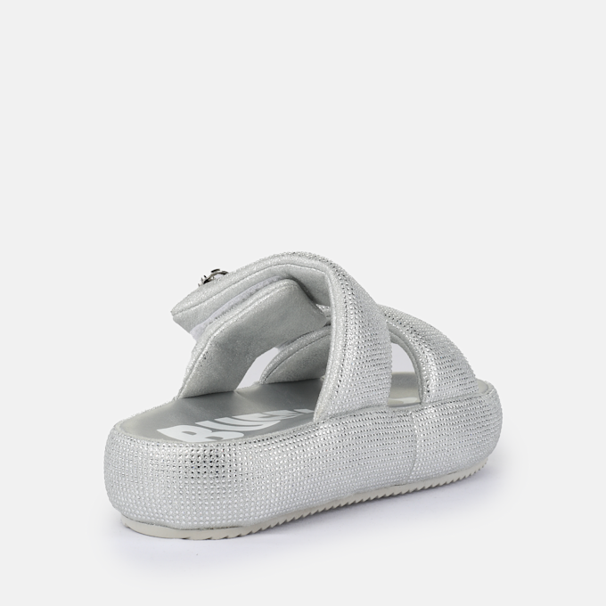 Buffalo Ibiza Slide argent 97311 3