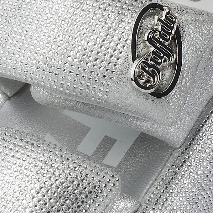 Buffalo Ibiza Slide silber 97311 5