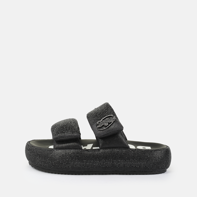 Buffalo Ibiza Slide noir 97312 1