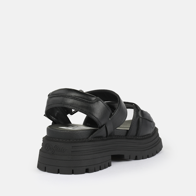 Buffalo Lennox Sandal nero 97294 3