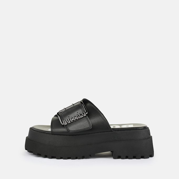 Buffalo Pluto Slide Buckle nero 97290 1