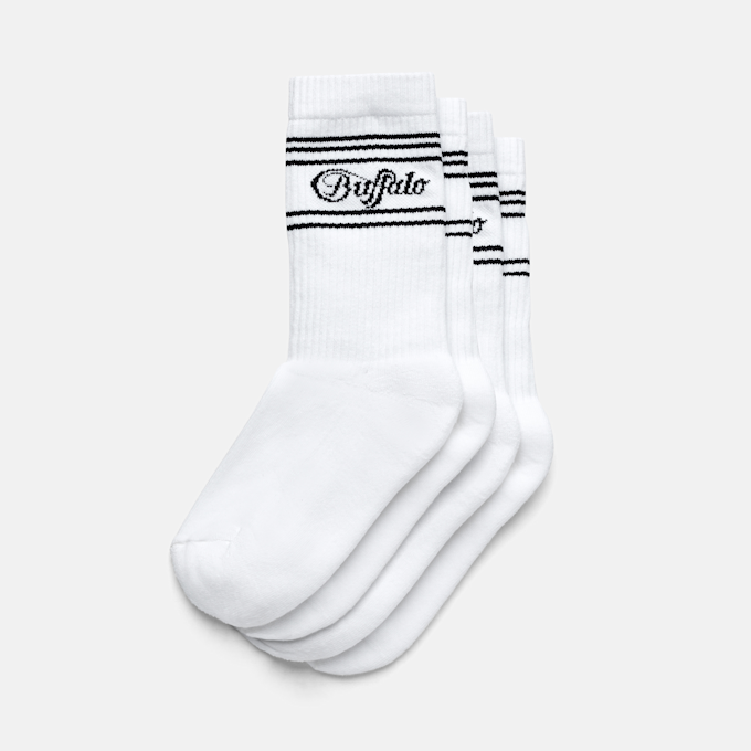 Buffalo TENNIS STRIPES - COTTON Bianco 106349 1