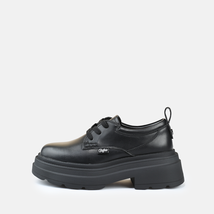 Buffalo Mars Lace Up Low black 102287 1