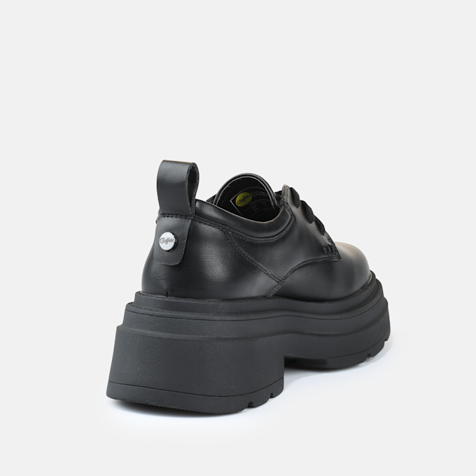 Buffalo Mars Lace Up Low black 102287 3
