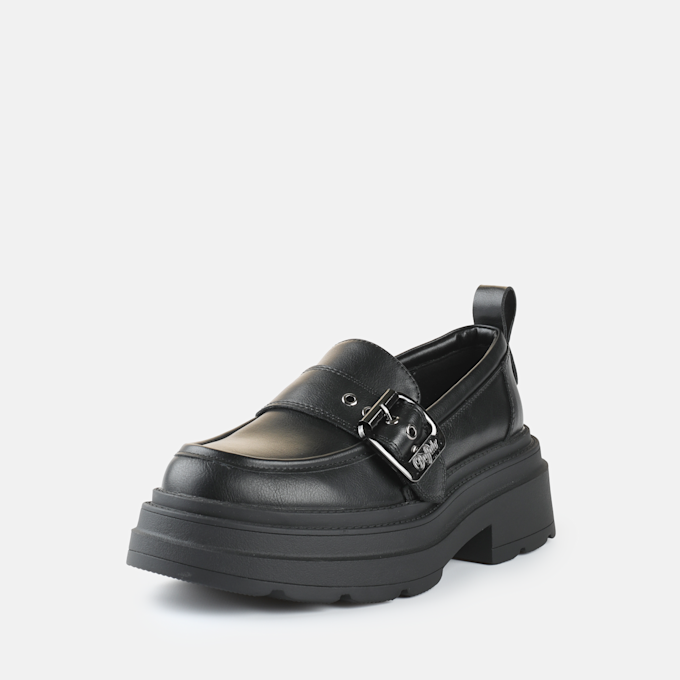 Buffalo Mars Loafer Buckle noir 102289 2