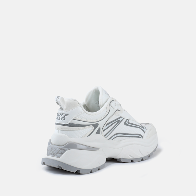 Buffalo CLAW - VEGAN NAPPA/NYLON - WHITE Weiß 102174 3