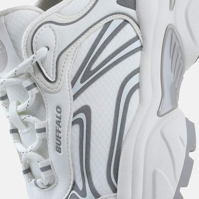 Buffalo CLAW - VEGAN NAPPA/NYLON - WHITE blanc 102174 6