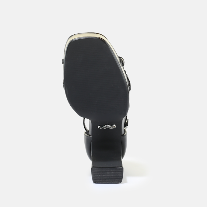 Buffalo June Sandal Blossom nero 102325 4