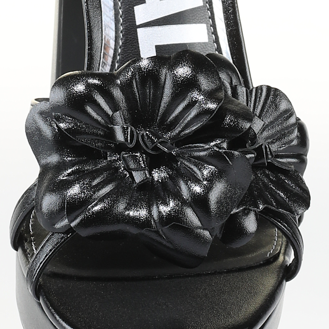 Buffalo June Sandal Blossom nero 102325 5