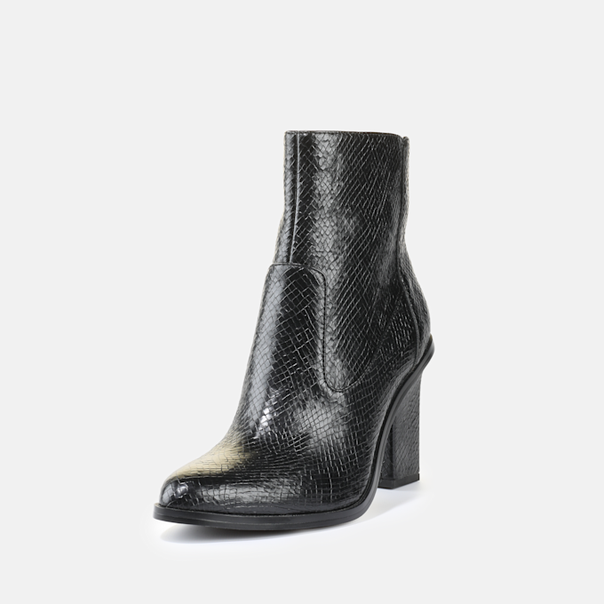 Buffalo Stivaletto alla caviglia Zoe, vegan, argento nero 102291 2