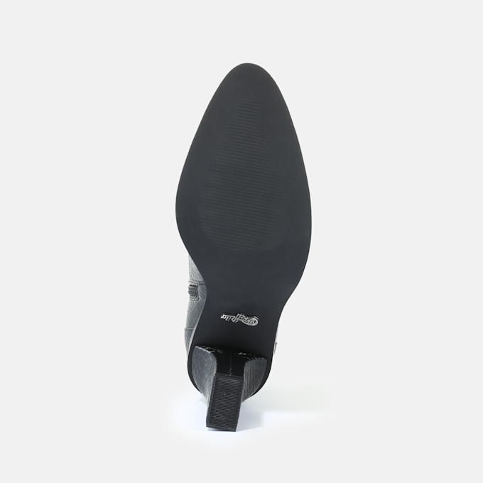 Buffalo Stivaletto alla caviglia Zoe, vegan, argento nero 102291 5