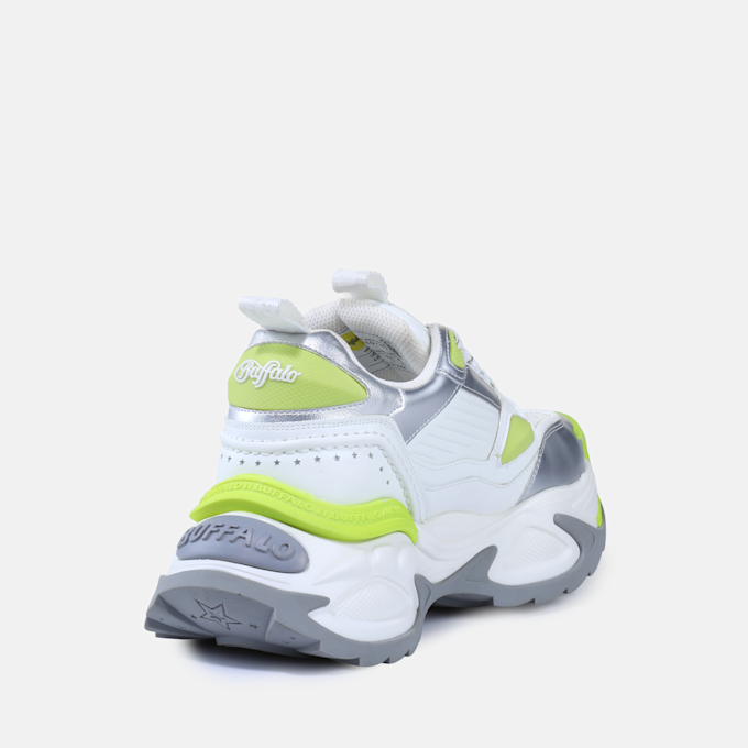 Buffalo DRIVE - VEGAN NAPPA - BLACK bianco 102151 3
