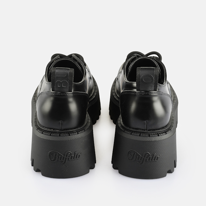 Buffalo Aspen Lace Up Low negro 101897 6
