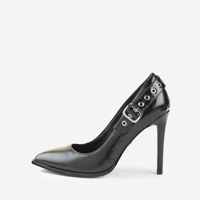 Buffalo Juliet Pump Belt noir 102315 1