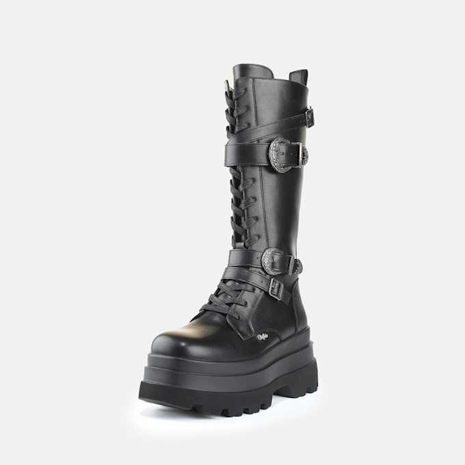 Buffalo Jupiter West Lace Up High black 102319 2