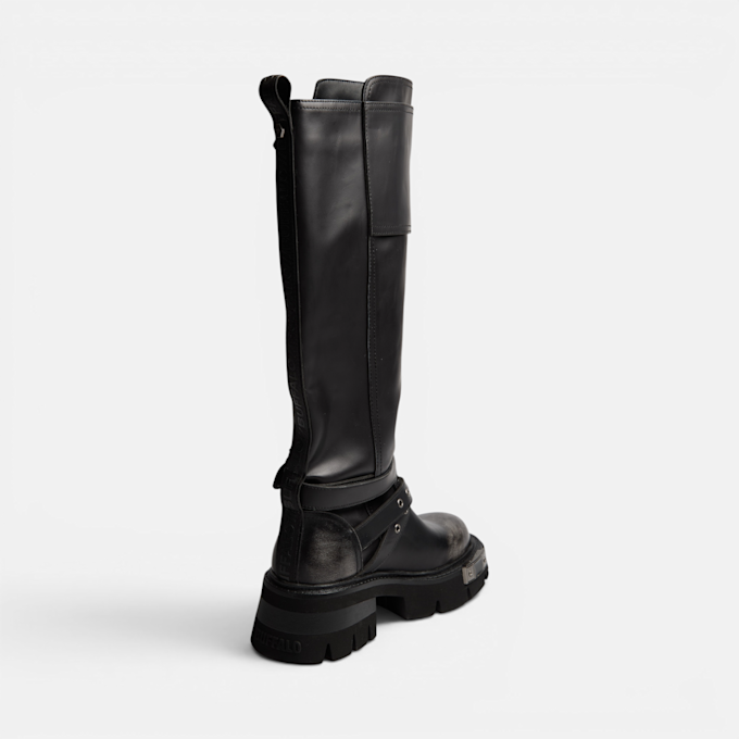 Buffalo SORAYA BIKER HI - VEGAN NAPPA Grau 104574 3