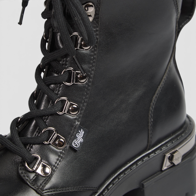 Buffalo VANTA LACE UP MID - VEGAN NAPPA Schwarz 104579 4