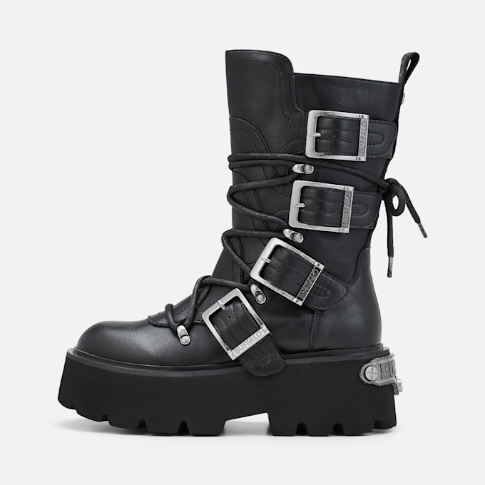 Buffalo BRAKE BIKER HI - VEGAN NAPPA schwarz 104581 1