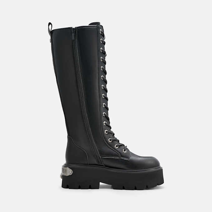 Buffalo BRAKE LACE UP HI - VEGAN NAPPA Nero 104583 2