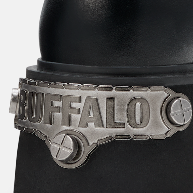 Buffalo BRAKE OVERKNEE - VEGAN NAPPA black 104586 6