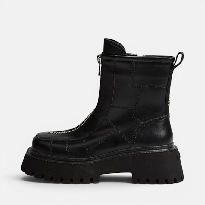 Buffalo STACY FRONT ZIP - VEGAN NAPPA Schwarz 104587 1