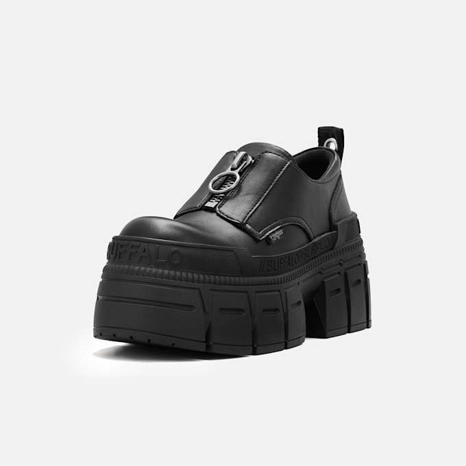 Buffalo GOSPHER FRONT ZIP LO - VEGAN NAPPA schwarz 104591 3