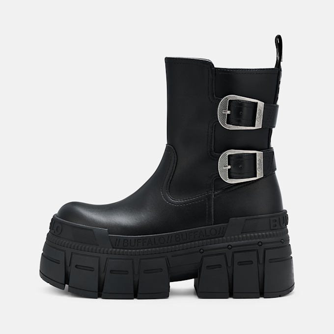 Buffalo GOSPHER BIKER LO - VEGAN NAPPA black 104592 1
