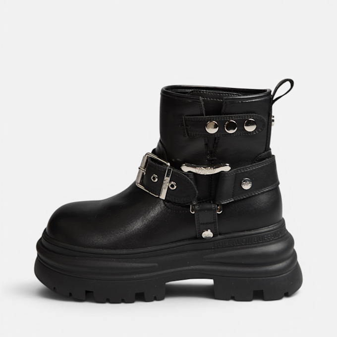 Buffalo DIONE BIKER LO - VEGAN NAPPA Schwarz 104599 1