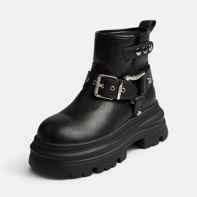 Buffalo DIONE BIKER LO - VEGAN NAPPA negro 104599 2