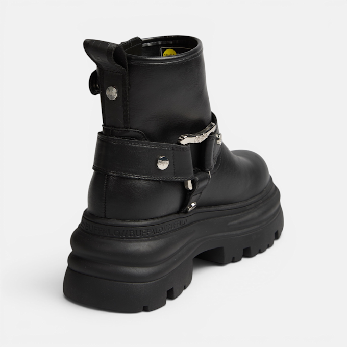 Buffalo DIONE BIKER LO - VEGAN NAPPA black 104599 3